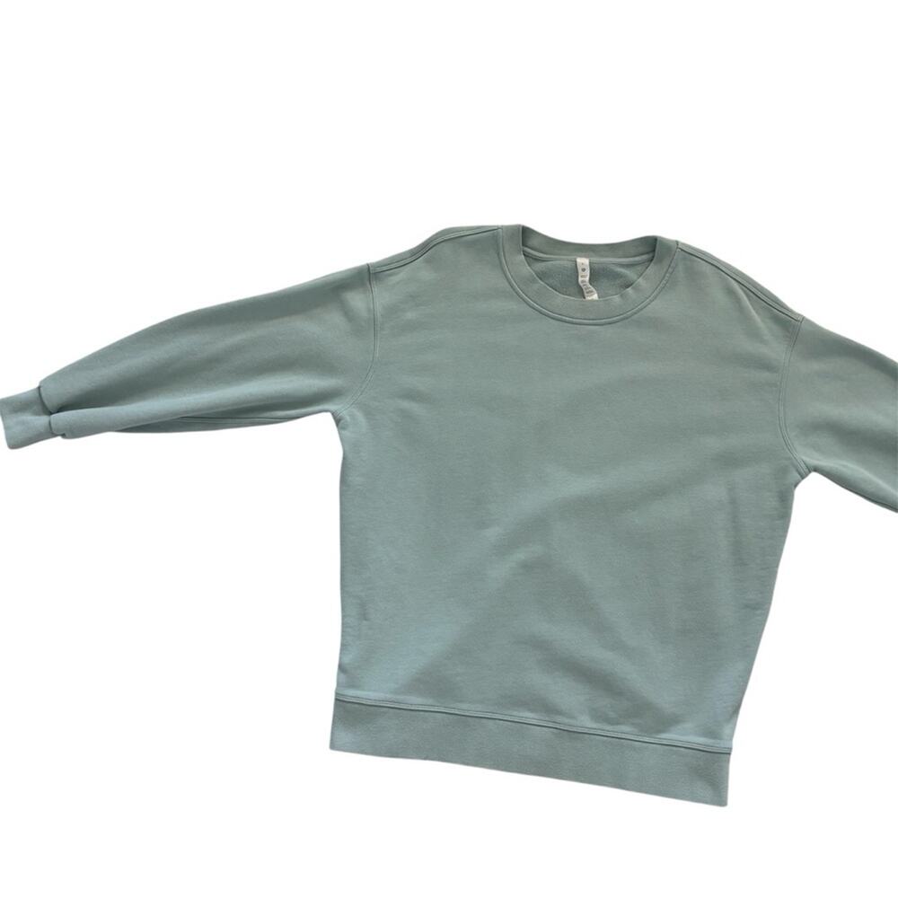 Lululemon Perfectly Oversized Crew Hazy Jade